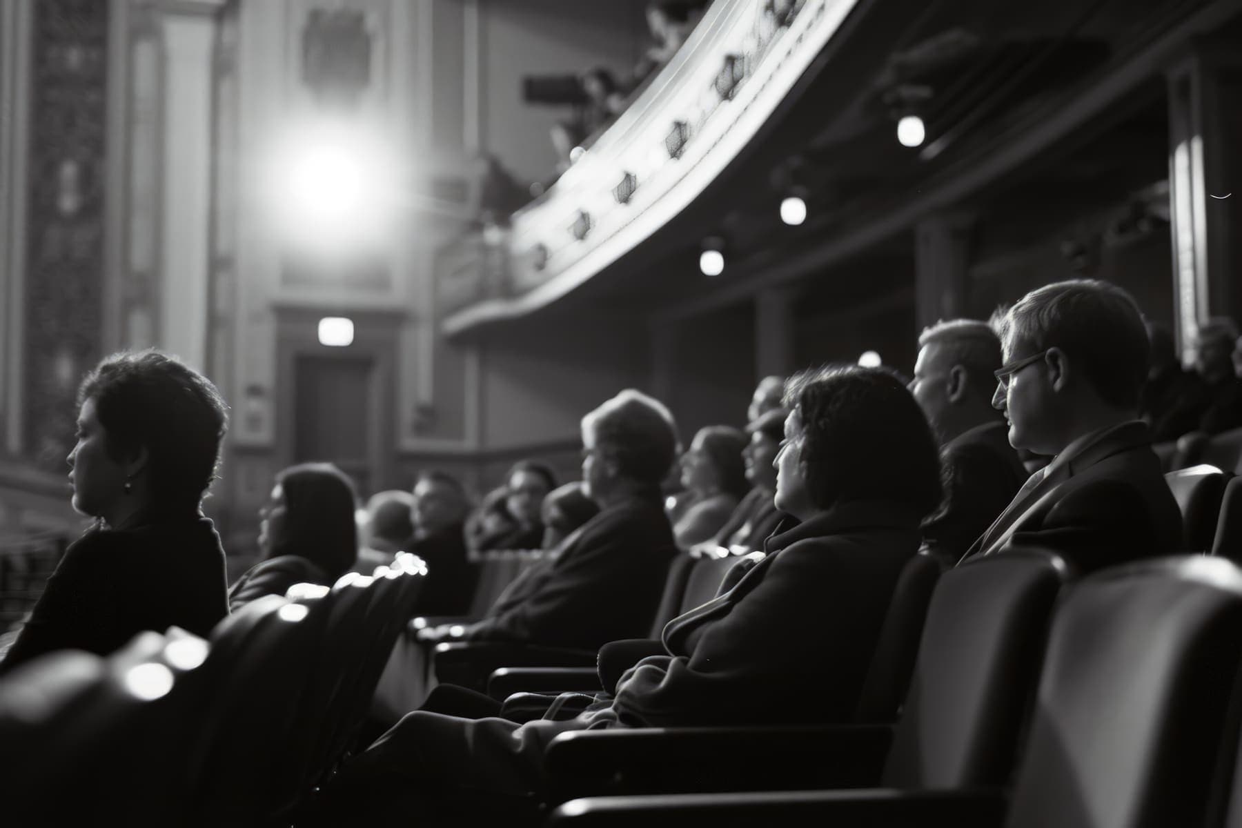 An engaged conference audience